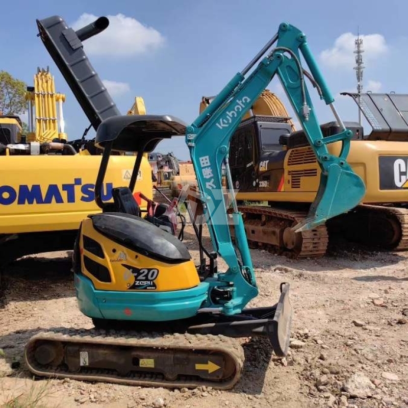 2200KW Kubota U20 Used Kubota Excavator 2 Ton Mini Japanese Original