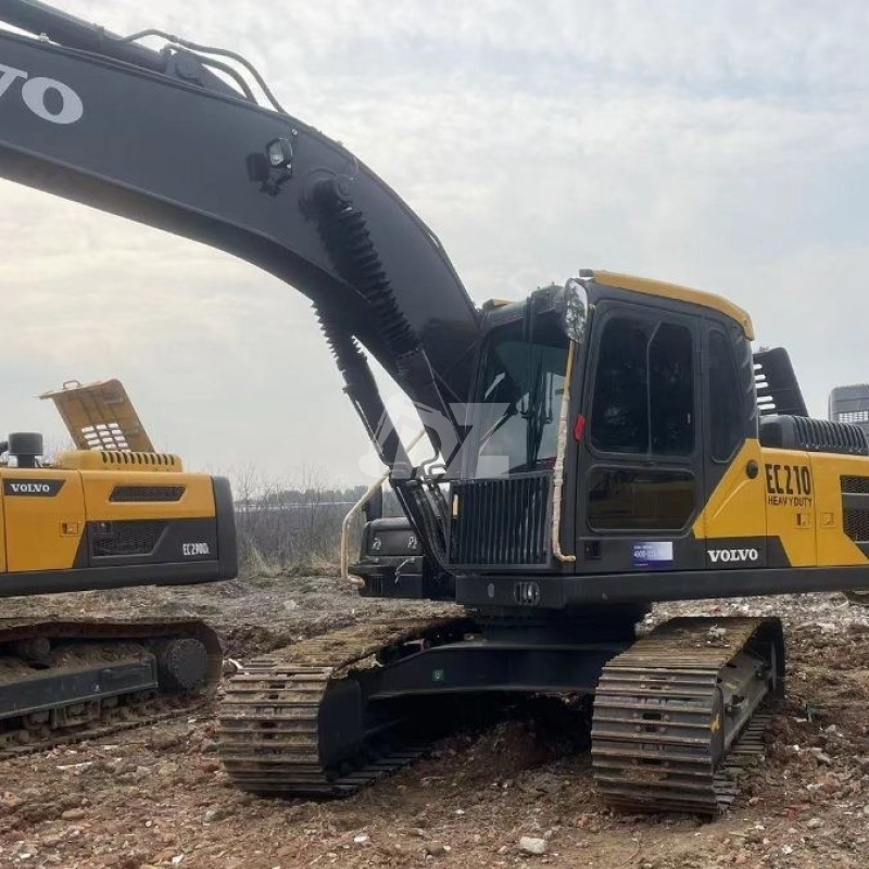 Tracked Used Volvo Excavator EC210 20Ton Earth Removal Equipment