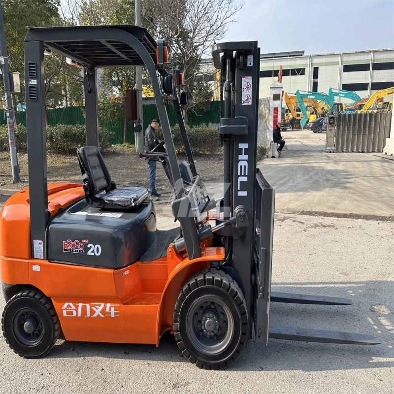 Hot mini battery forklift electric gas retractable cab mast used HELI CPC20 2 tons electric forklift