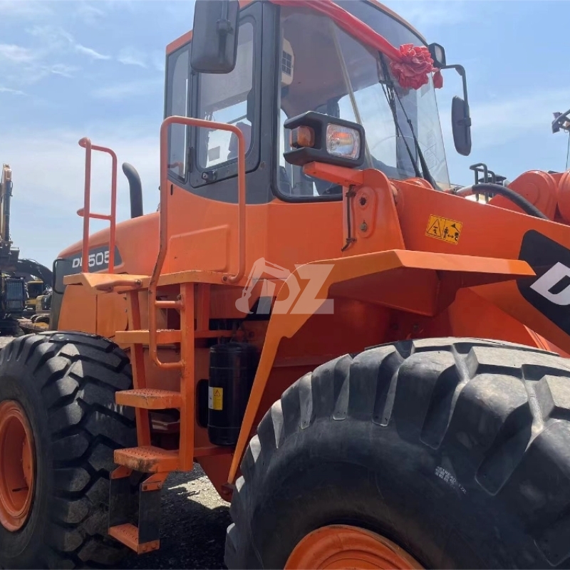 Original Used Loader Doosan Construction Machine Second Hand Excavator Doosan Dl505