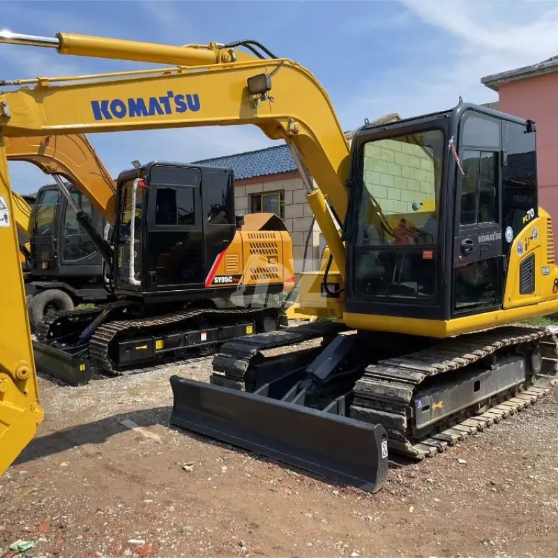 Cheap Used KOMATSU Crawler Mini Crawler for the Construction Work Excavator PC70-8 KOMATSU PC70