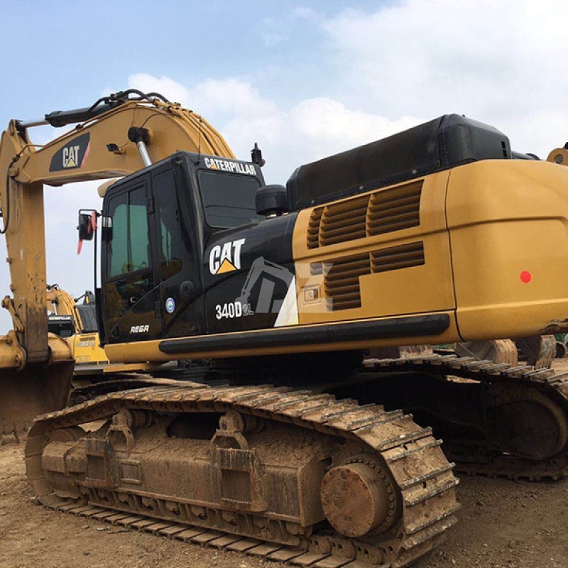 Large Caterpillar Used CAT 340D2L Excavator Secondhand 40 Ton Crawler Hydraulic Digger For Construction Work