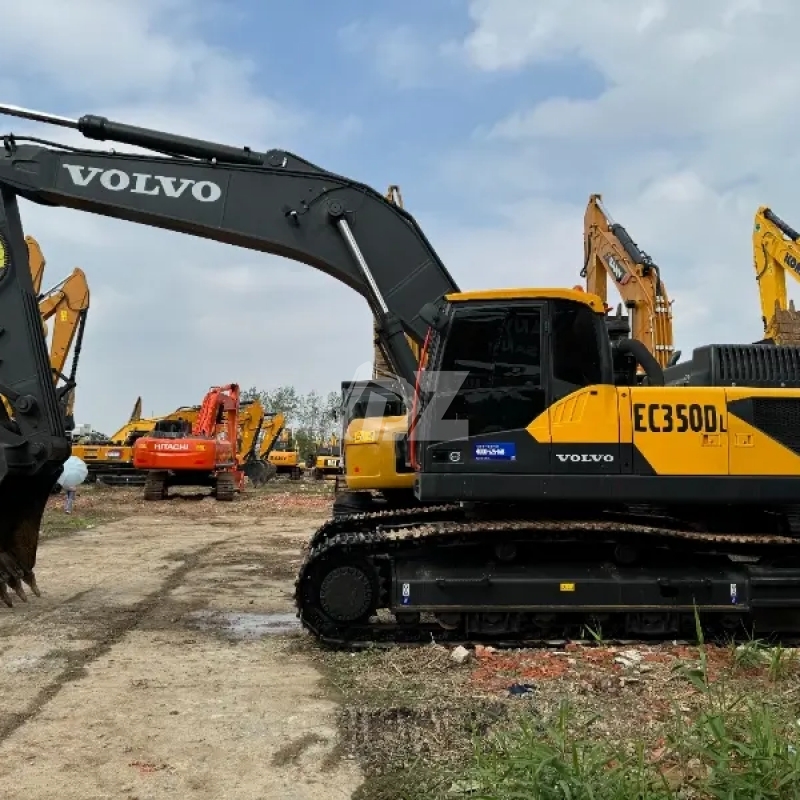 Used 35 Ton Crawler Excavator Original Volvo EC350D Used Excavator