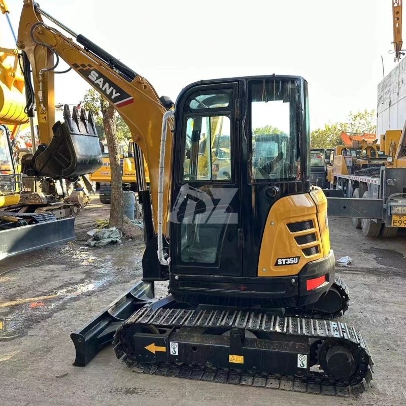 Sany SY35U Equipment Trader Mini Excavator Second Hand Construction Machinery