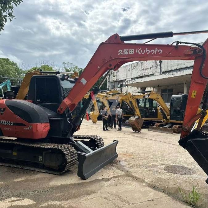8Ton KX183 Used Kubota Excavator Mini Japan Original Crawler Digger