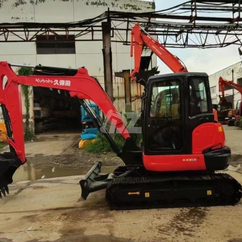 EPA Engine Old Kubota Mini Excavator Second Hand Kx165 5.5 Ton
