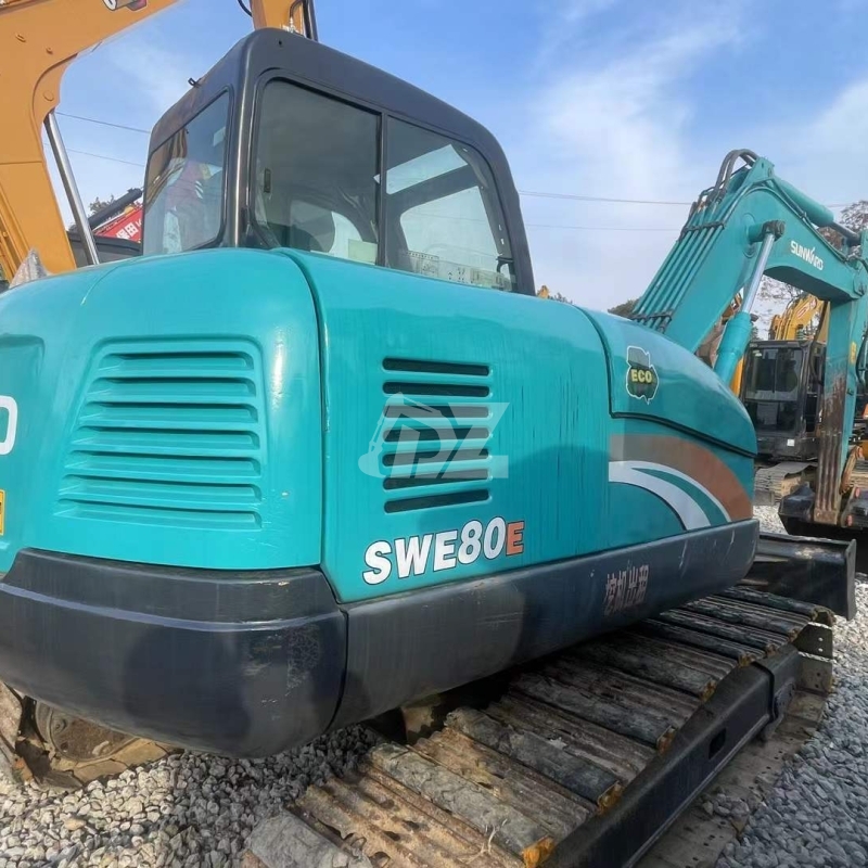 8 Ton Weight Machinery Used Excavator Sunward SWE80E Second Hand Sunward 80E Excavator