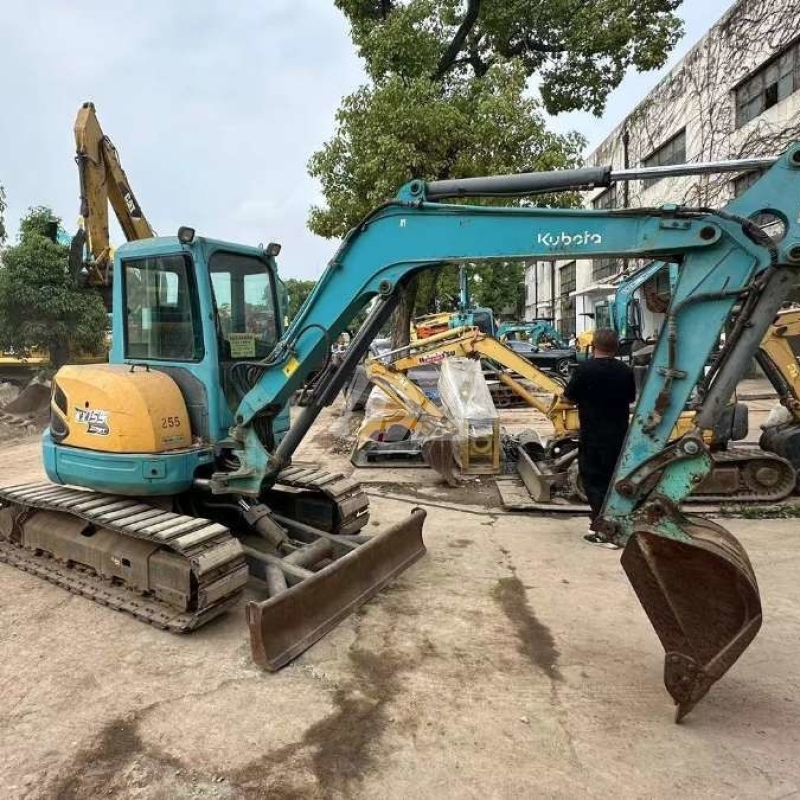 Kubota Kx155-3 Second Hand Kubota Diggers Crawler Excavator 5T High Performance