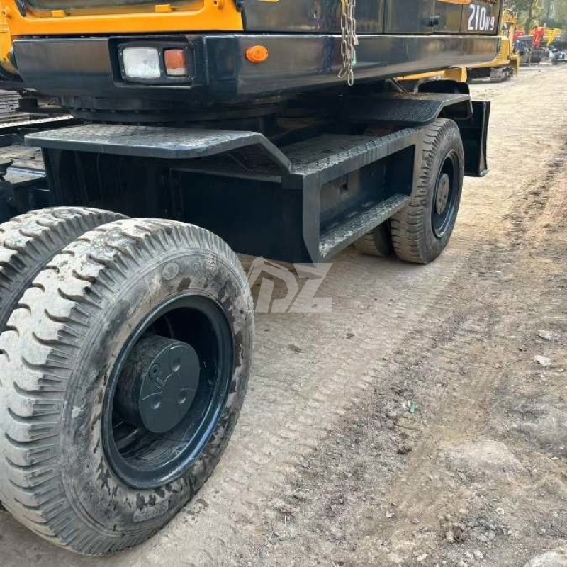 R210w-9 Wheel Used Hyundai Excavator 21950KW 21 Ton For Construction