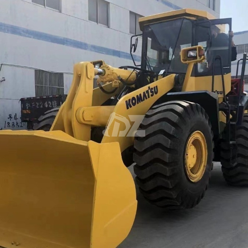 WA470 Used Komatsu Front Wheel Loaders For Construction Earthmoving
