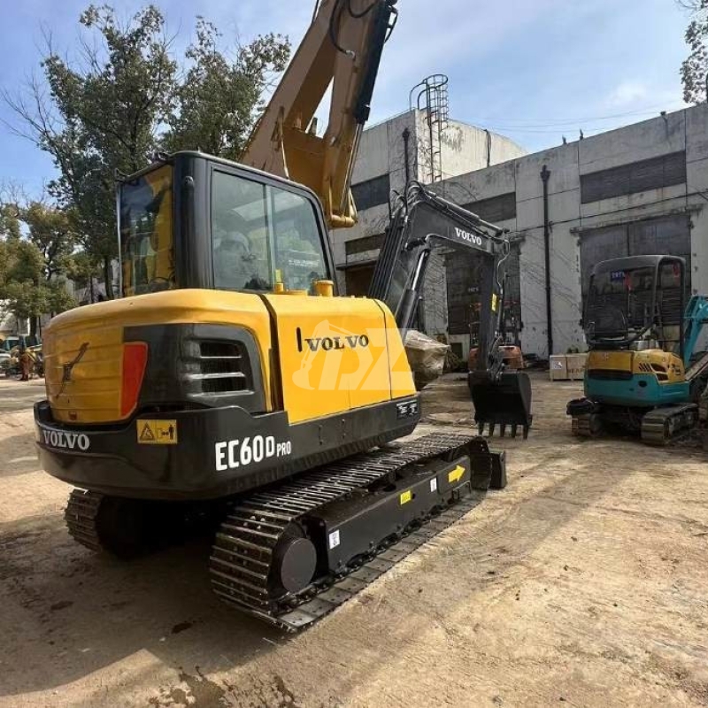 Original Mini Used Volvo EC60D Excavator Pre Owned Crawler 6ton