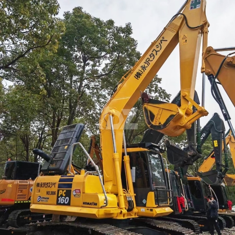 High Quality Used Komatsu PC160-8 Crawler Excavator