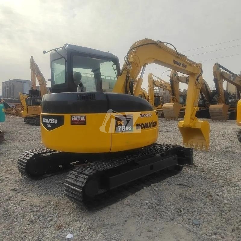 Mini Komatsu pc78us used excavator with low work hours