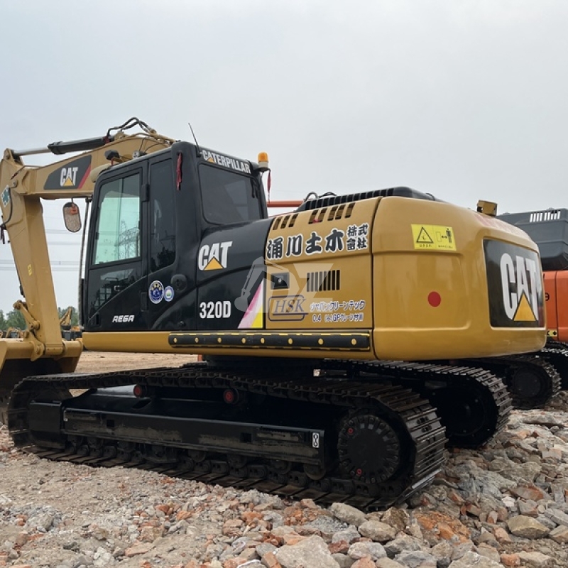 20 Ton Used CAT Excavator 320D Repossessed Earthmoving Equipment