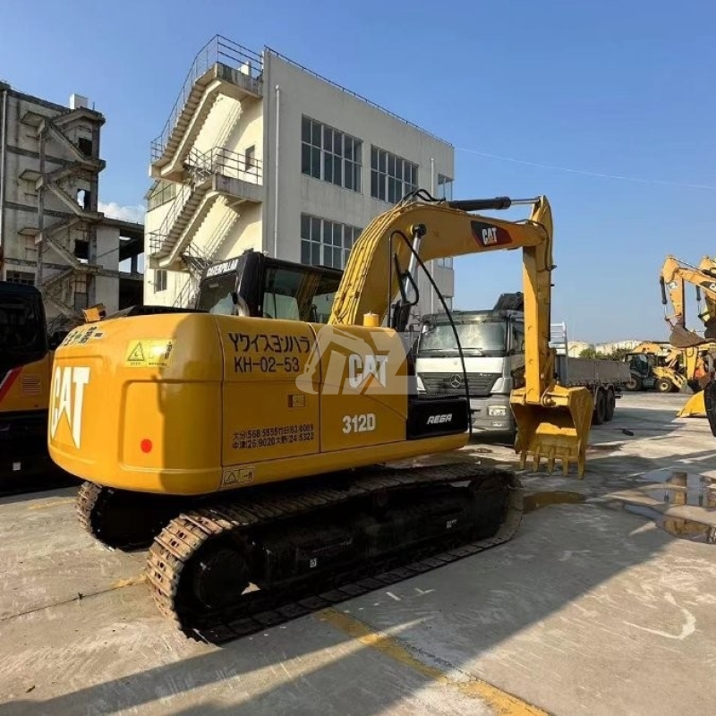 Midi 312D Used Caterpillar Excavator Machine 12 Tonne For Infrastructure Construction