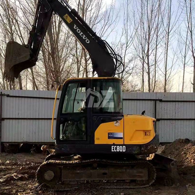 Volvo crawler EC80D used excavator for sale in China