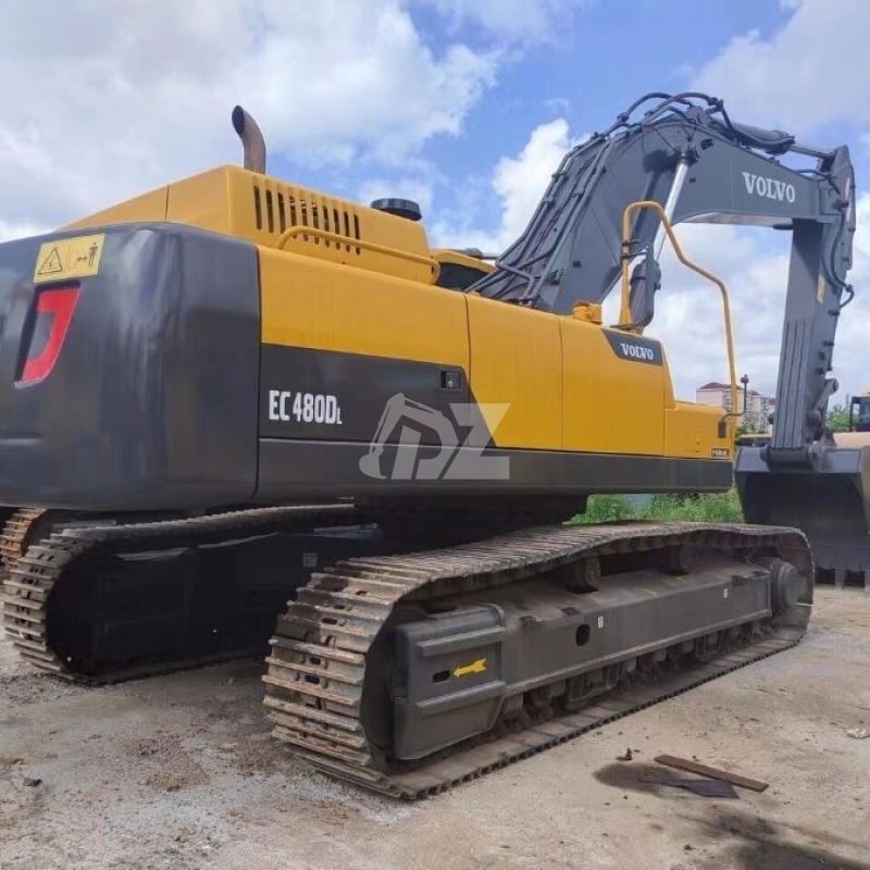 Large Used Volvo EC480DL Excavator 48 Tons Hydraulic Crawler Diggers