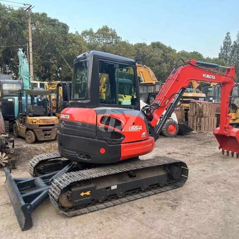 Mini Used Kubota Excavator U55-4 Automatic 2nd Hand Diggers