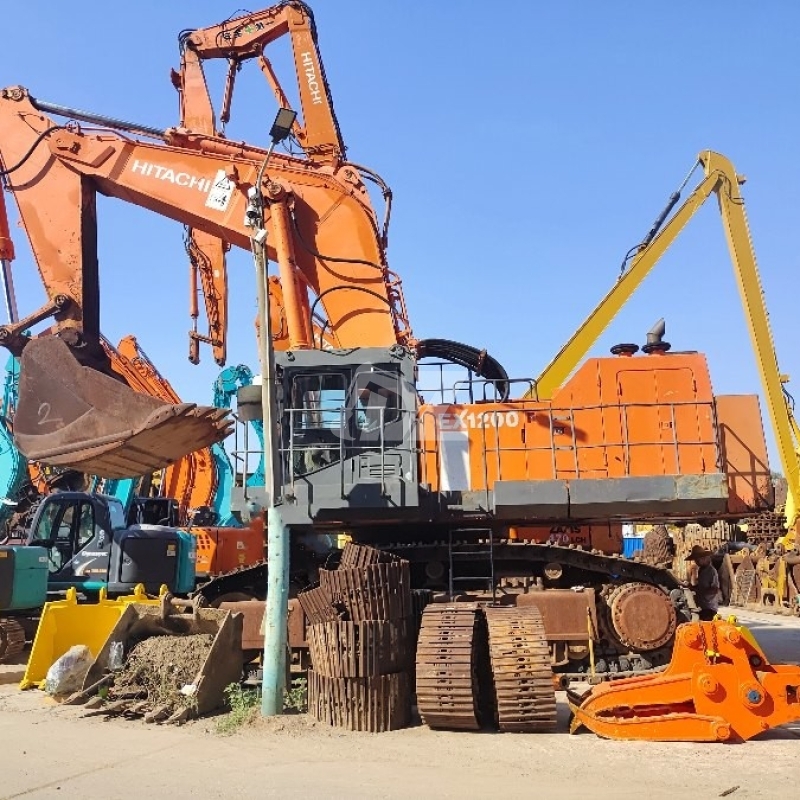 Japan Hitachi Ex1200 Second Hand Excavator Machine 120T