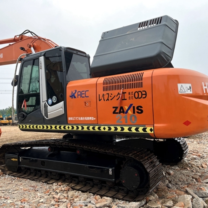 Good Quality Used Hitachi ZX210 Zaxis 210 210-3 Excavator Construction Machinery Hydraulic Crawler Excavators
