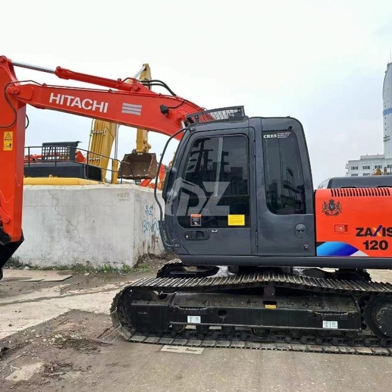 12200KG Hydraulic Second Hand ZX120 Hitachi Excavator Crawler Diggers 120