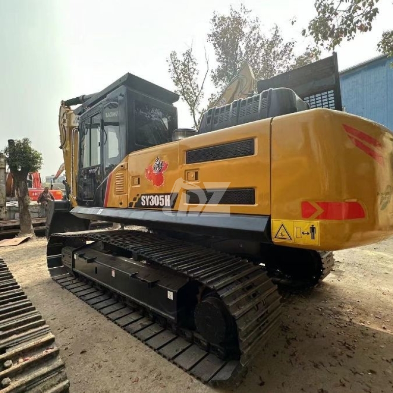 210kW Used Sany Excavator repossessed Earth Moving Equipment SY305H 30 Ton