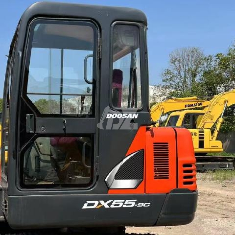 DX55-9C Original Korea Used Doosan Excavator Crawler Mini Digger 5 Ton