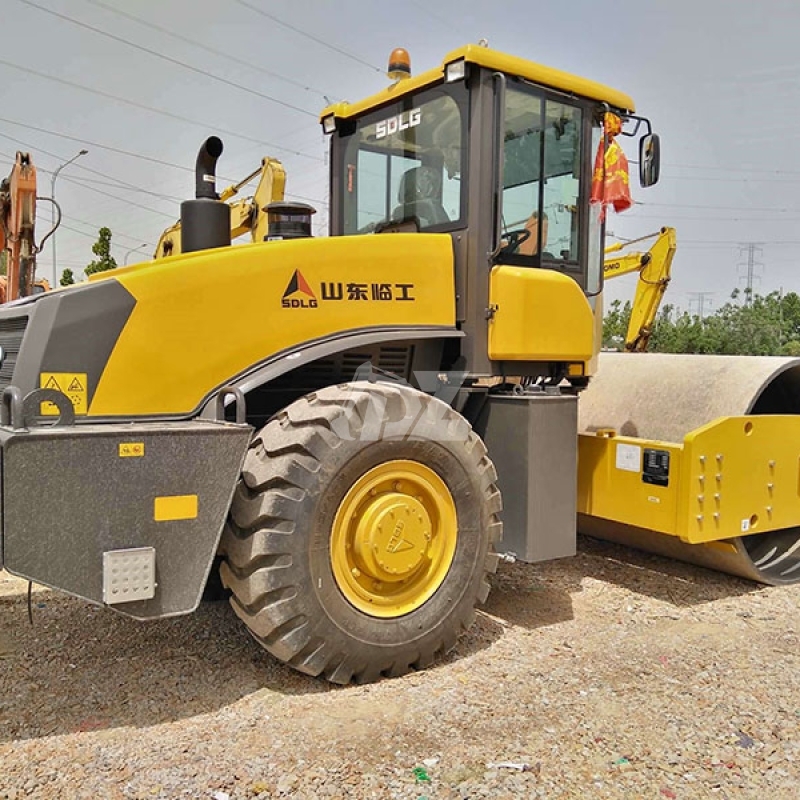 SDLG RS8220 road construction equipment used 22 ton single drum roller for sale