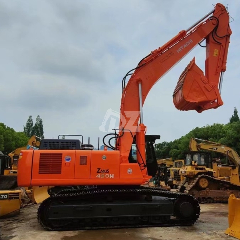 Large Scale Repossessed Hitachi Zx450 Equipment Trader Excavator 45Ton Isuzu Engine