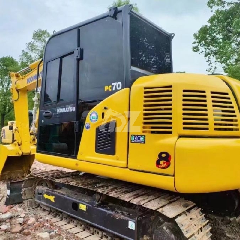 6T Used Small Excavator Komatsu PC70 Second Hand Micro Digger