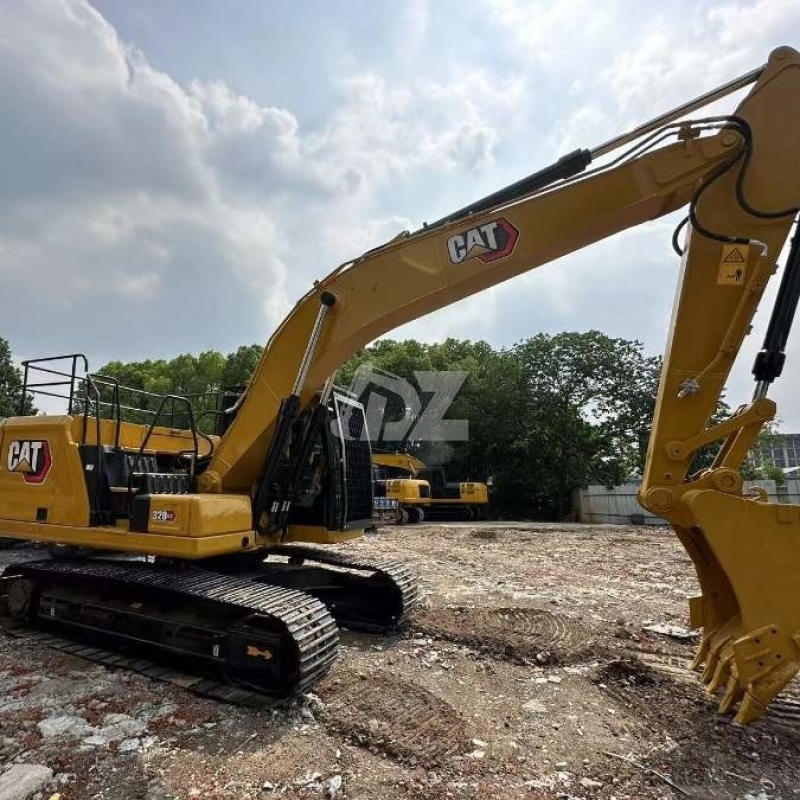 Hydraulic Caterpillar 320GC Used Large Excavators Trackhoes 110KW
