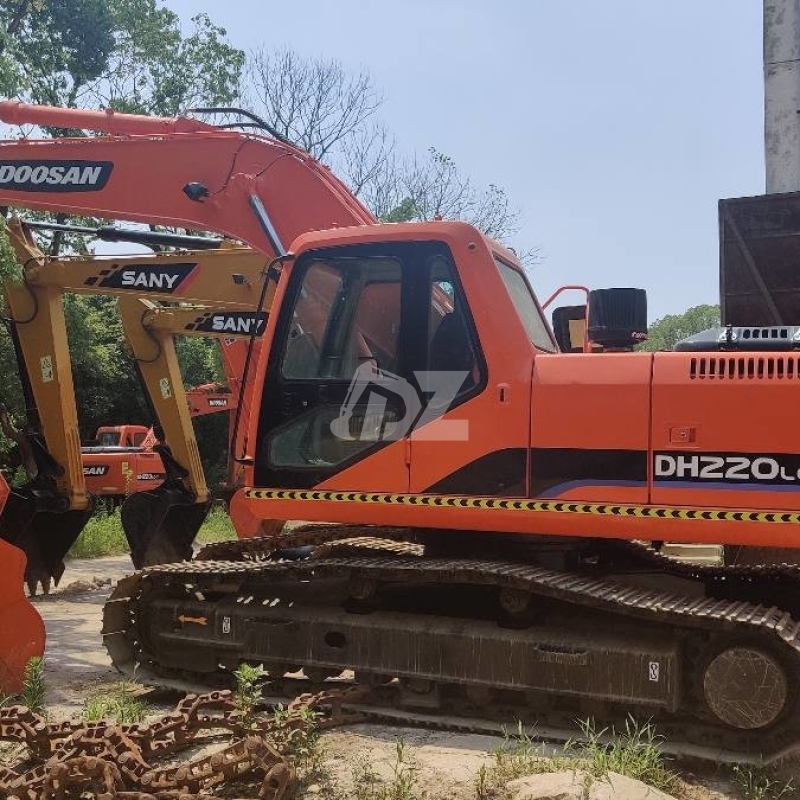Korea Used Doosan Excavator DH220LC Crawler Machine For Mining