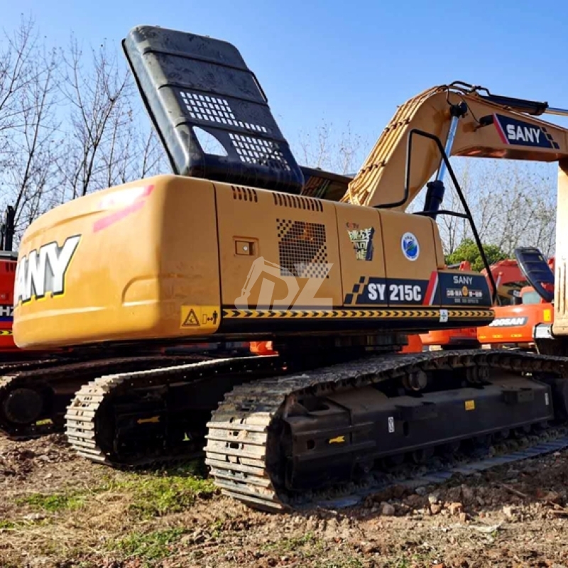 118KW 21900KG Hydraulic Used Sany Excavator SY215C SY215CPro