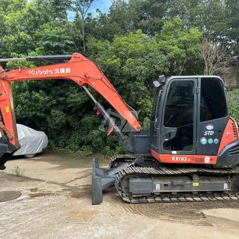 8Ton KX183 Used Kubota Excavator Mini Japan Original Crawler Digger