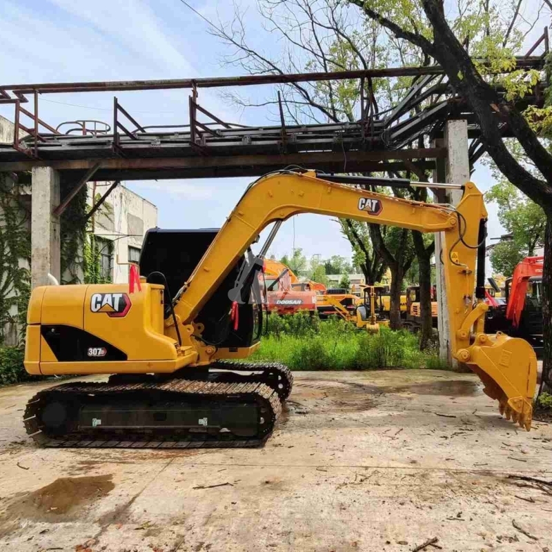 Caterpillar 307D Track Used Compact Excavators Mini Sized 7193KG