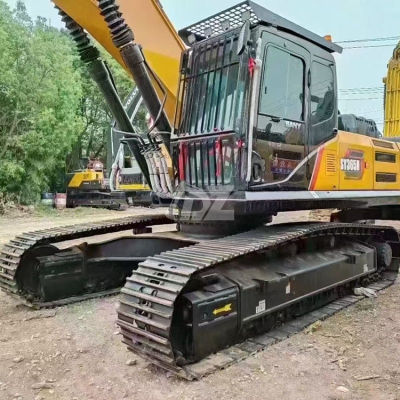 Bucket Rod Digging Force 180kN SANY 365H Used Crawler Excavator Engine Cooled to 50℃ in Desert Test