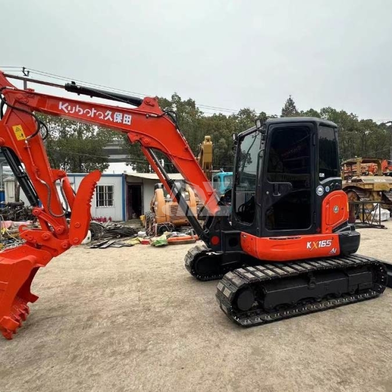 Municipal Engineering Used Kubota Excavator Kx165 Kx163 Kx155 Mini Digger