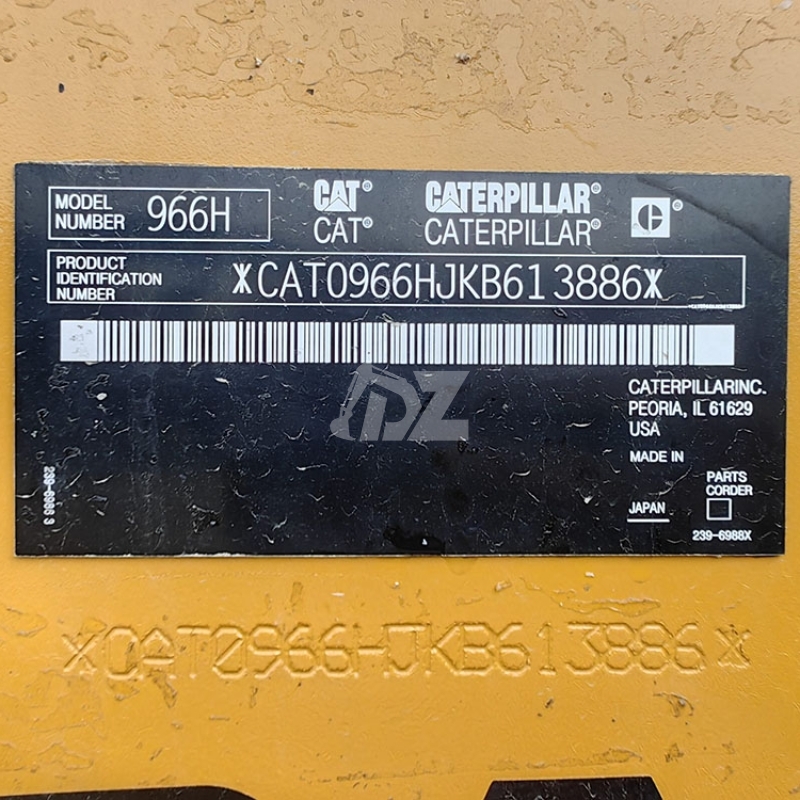 Used Caterpillar CAT966H Wheel Loader low price for sale