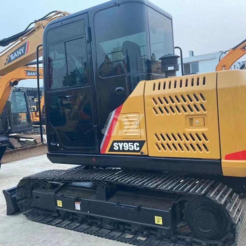 User Friendly Sany SY95C Mini Used Excavator Second Hand Digger 9.5Ton