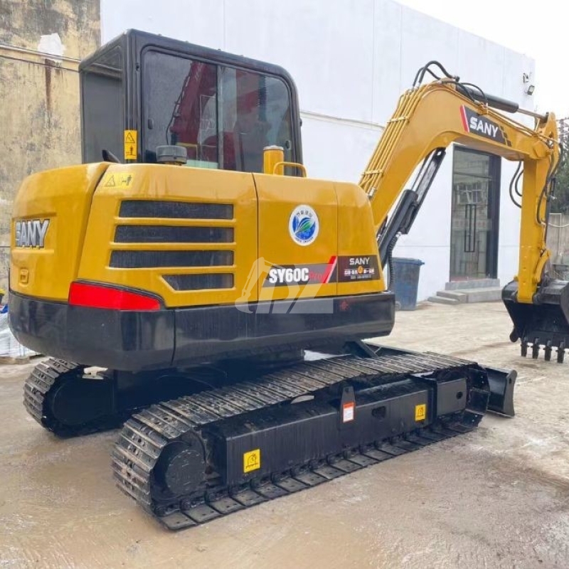 Sany SY60C Second Hand Diggers Mini Excavator For Earth Removal
