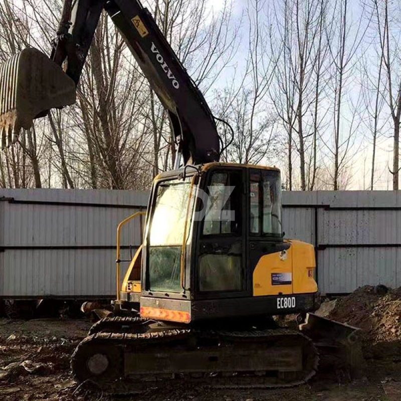 Volvo crawler EC80D used excavator for sale in China