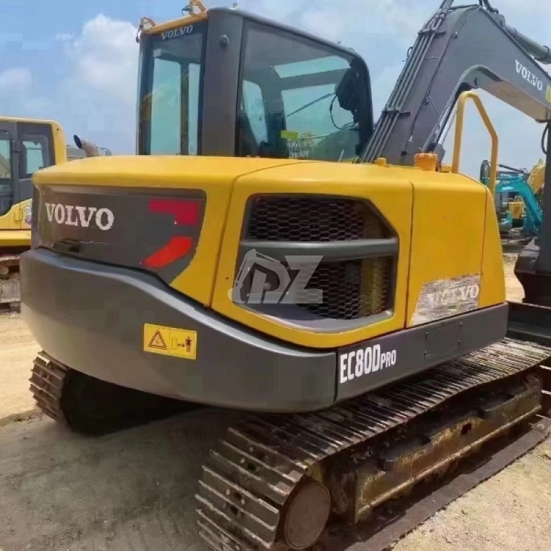 Used volvo Excavator E80Blc EC80 EC80B EC80D 8Ton Large Size Second Hand Construction Equipment