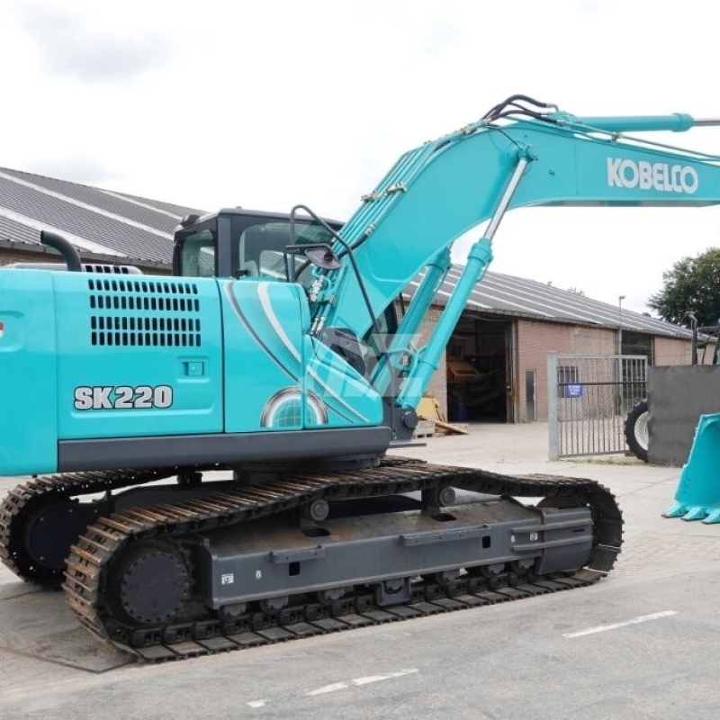 Turbocharged Hydraulic Second hand Kobelco SK220 Excavator Digger 22900KG