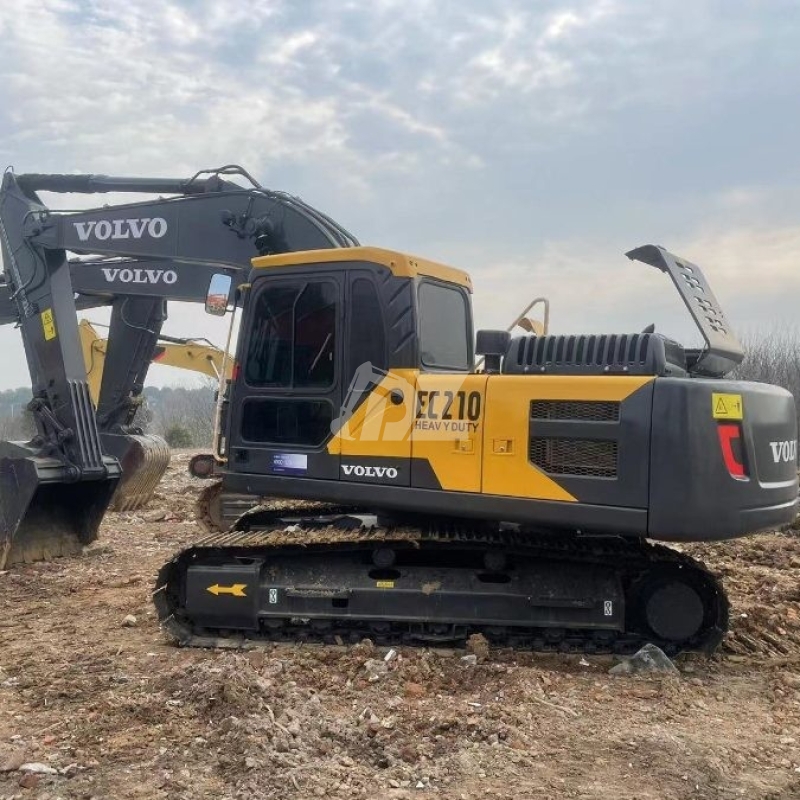 Tracked Used Volvo Excavator EC210 20Ton Earth Removal Equipment