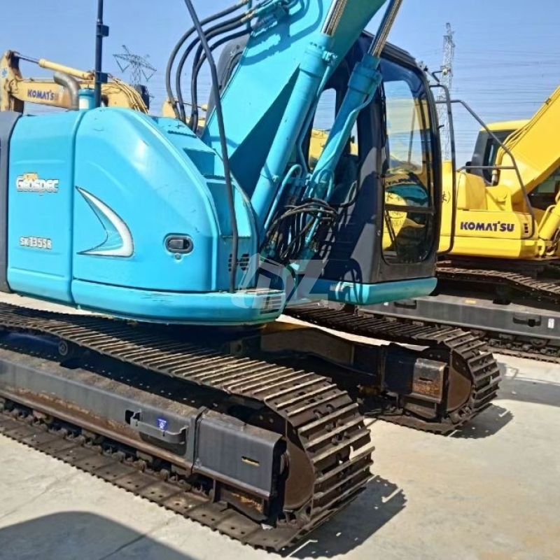 2000KW Large Turbocharged Used Kobelco Excavator SK135SR Crawler 13 Ton