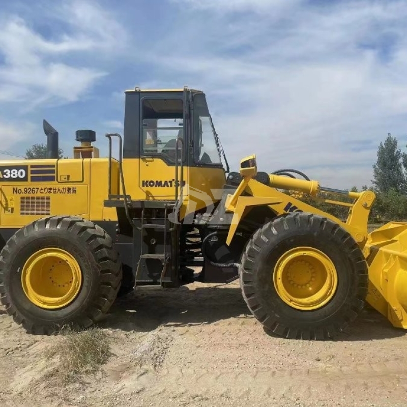 Engineering Used Komatsu Wheel Loader WA380-3 High Power 16360KG