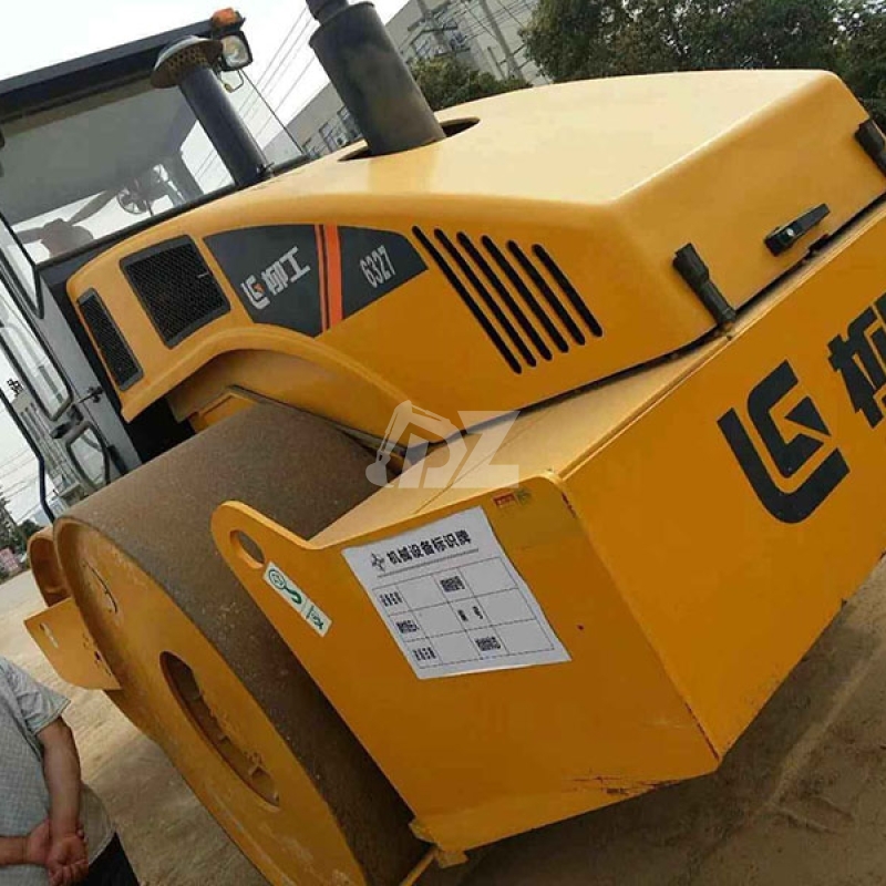 Chinese Brand Liugong CLG6327 27T Vibration Roller Used Condition Liugong 6327 Road Roller