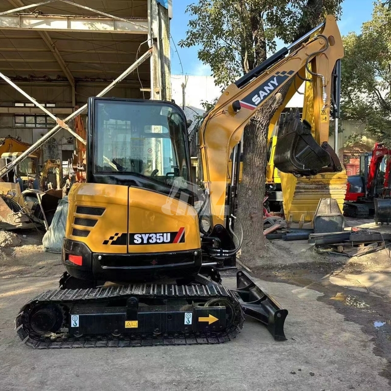 Sany SY35U Equipment Trader Mini Excavator Second Hand Construction Machinery