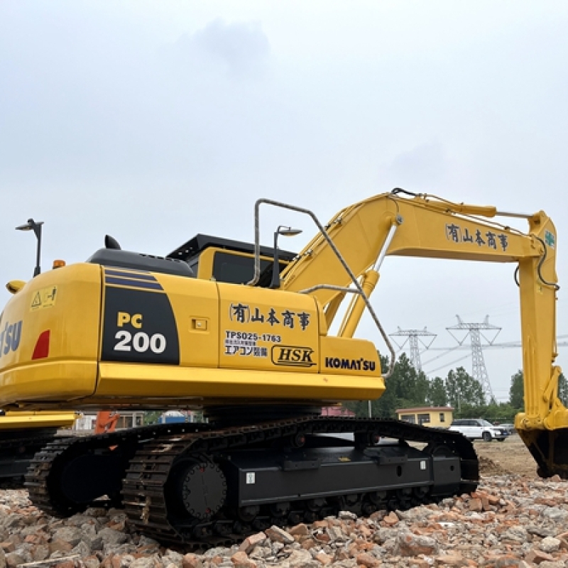 Japanese Hydraulic Used Komatsu PC200-8 Excavator Machine