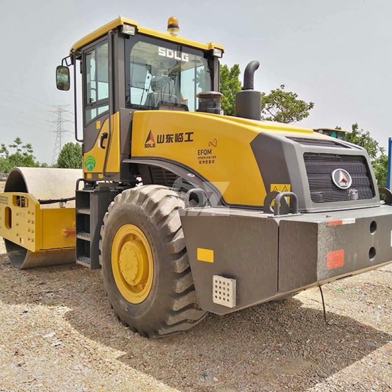 SDLG RS8220 road construction equipment used 22 ton single drum roller for sale